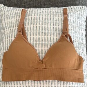 BLANQI Maternity Seamless Brown Bra